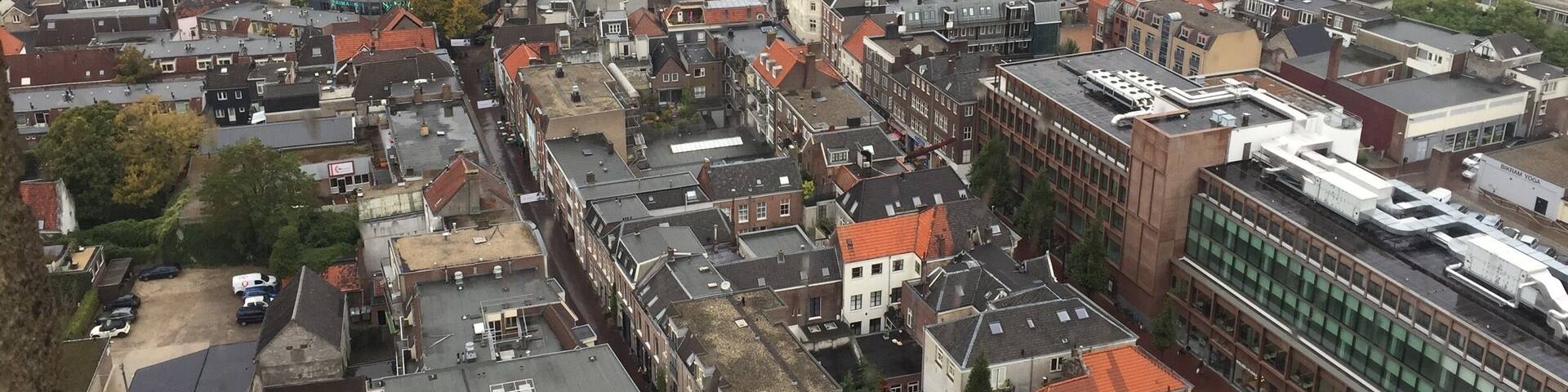 View of Arnhem from the top of a church