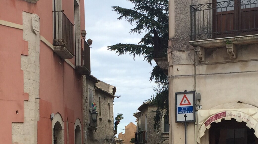 A little town perched up in the Calabrian mountains. So quiet and peaceful.