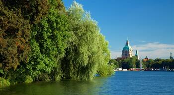 Maschsee trong đó bao gồm hồ nước