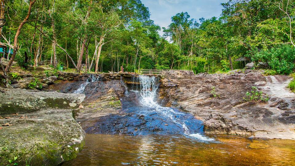 Kham Hom Waterfall at Huai Yang, Mueang Sakon Nakhon District, Thailand