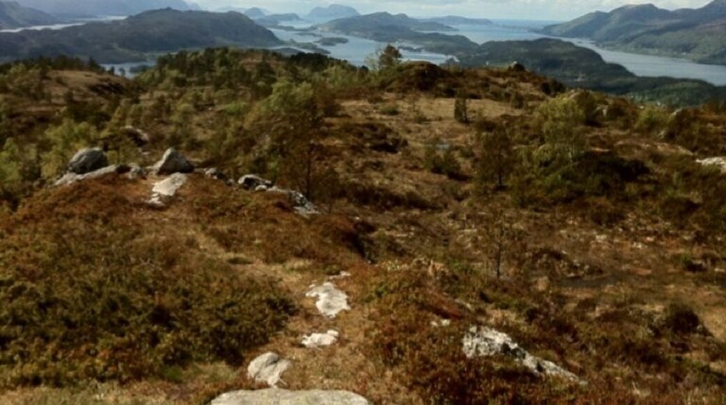 A long climb then a spectacular view looking west towards Alesund. #Perspectives