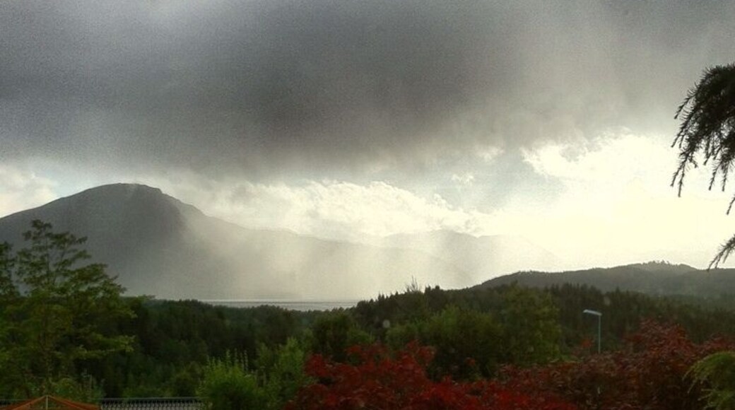 #norway #rain #clouds #sun #scenery