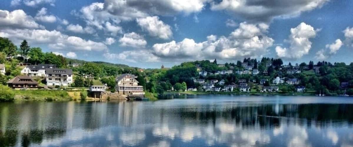 Rurberg in the Eifel region in Germany
#Blue