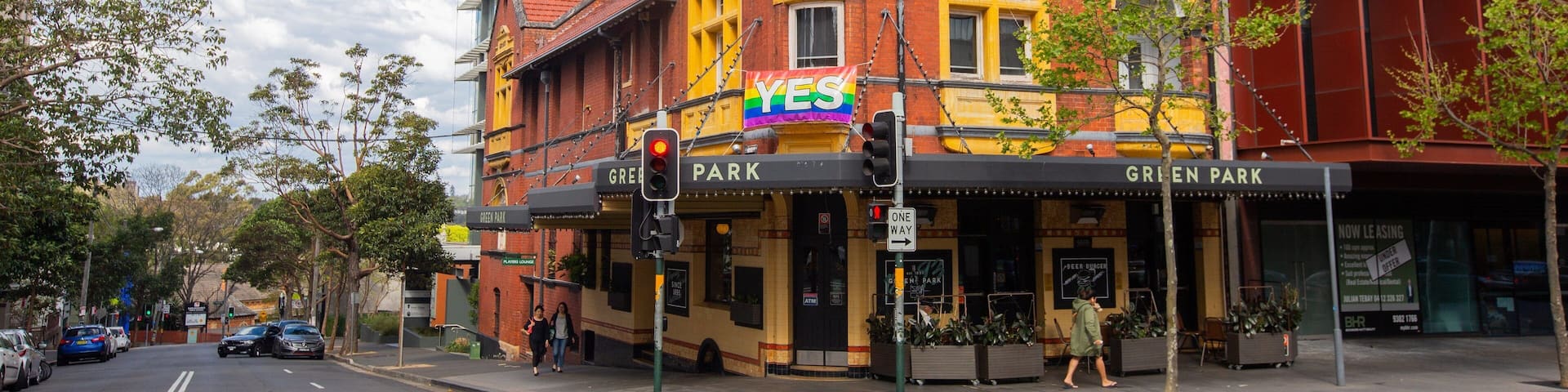 Darlinghurst showing a city
