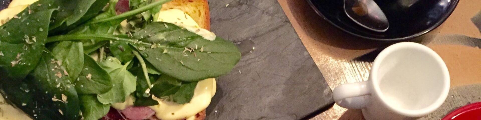 Great place for breakfast! Egg Benedict. Avocado toast.