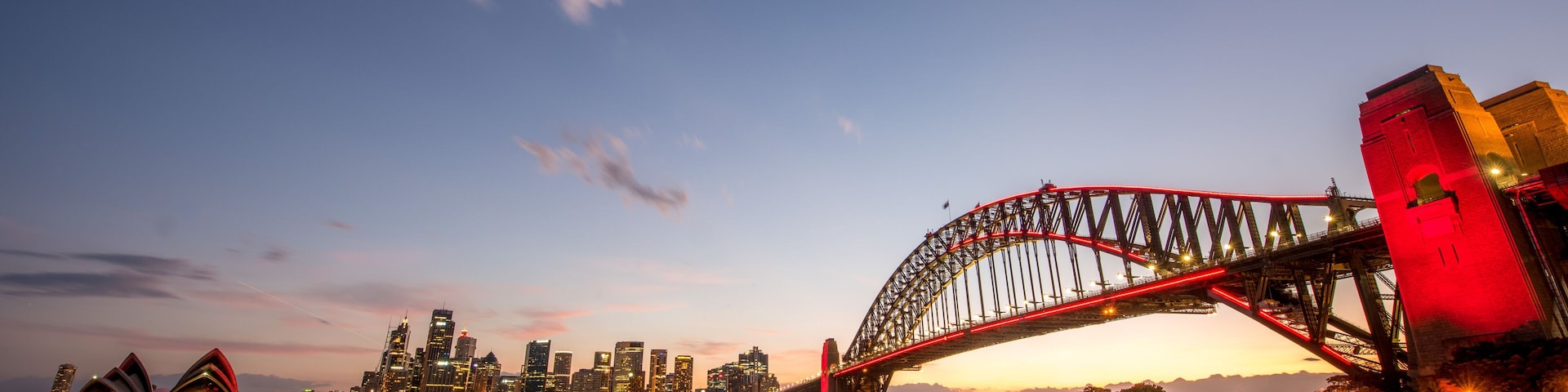 Sydney Harbour and Bridge Long Exposure Sunset