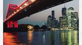 The perfect spot to watch the sun go down and the lights come on.... with a cold drink in hand.