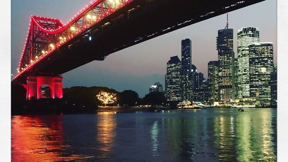 The perfect spot to watch the sun go down and the lights come on.... with a cold drink in hand.