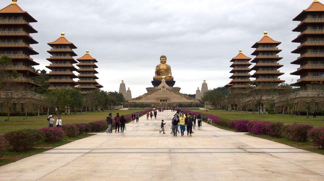 Main Buddha statue at Fo Guang Shan Buddha Memorial Center.