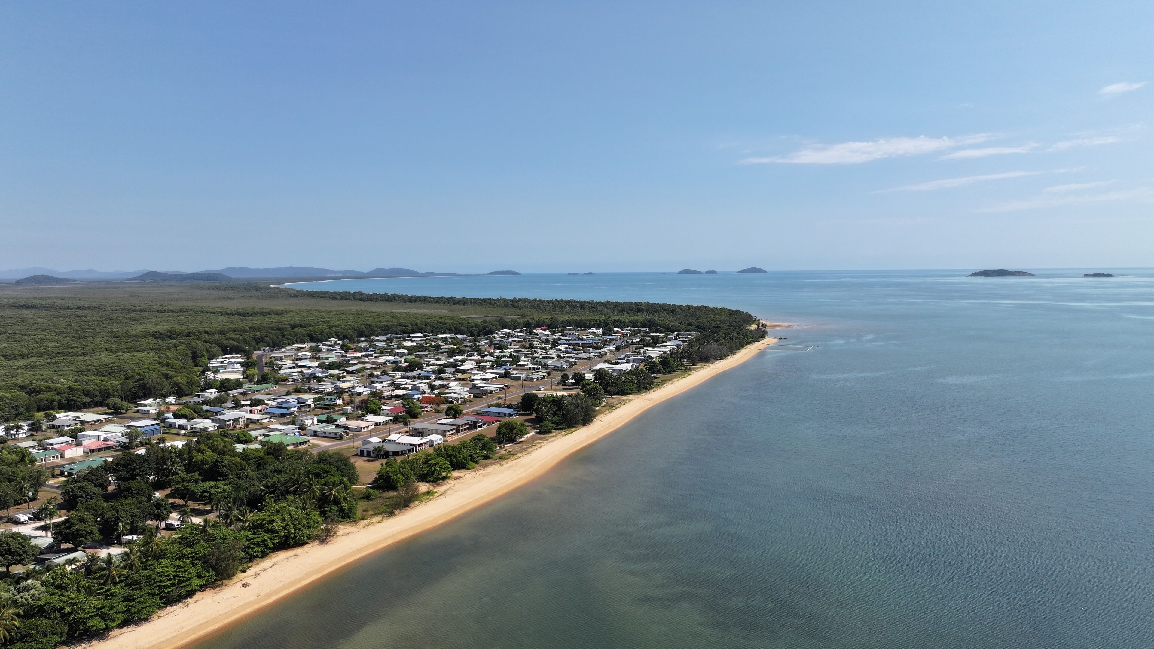 Aerial photo of Kurramine Beach Queensland Australia