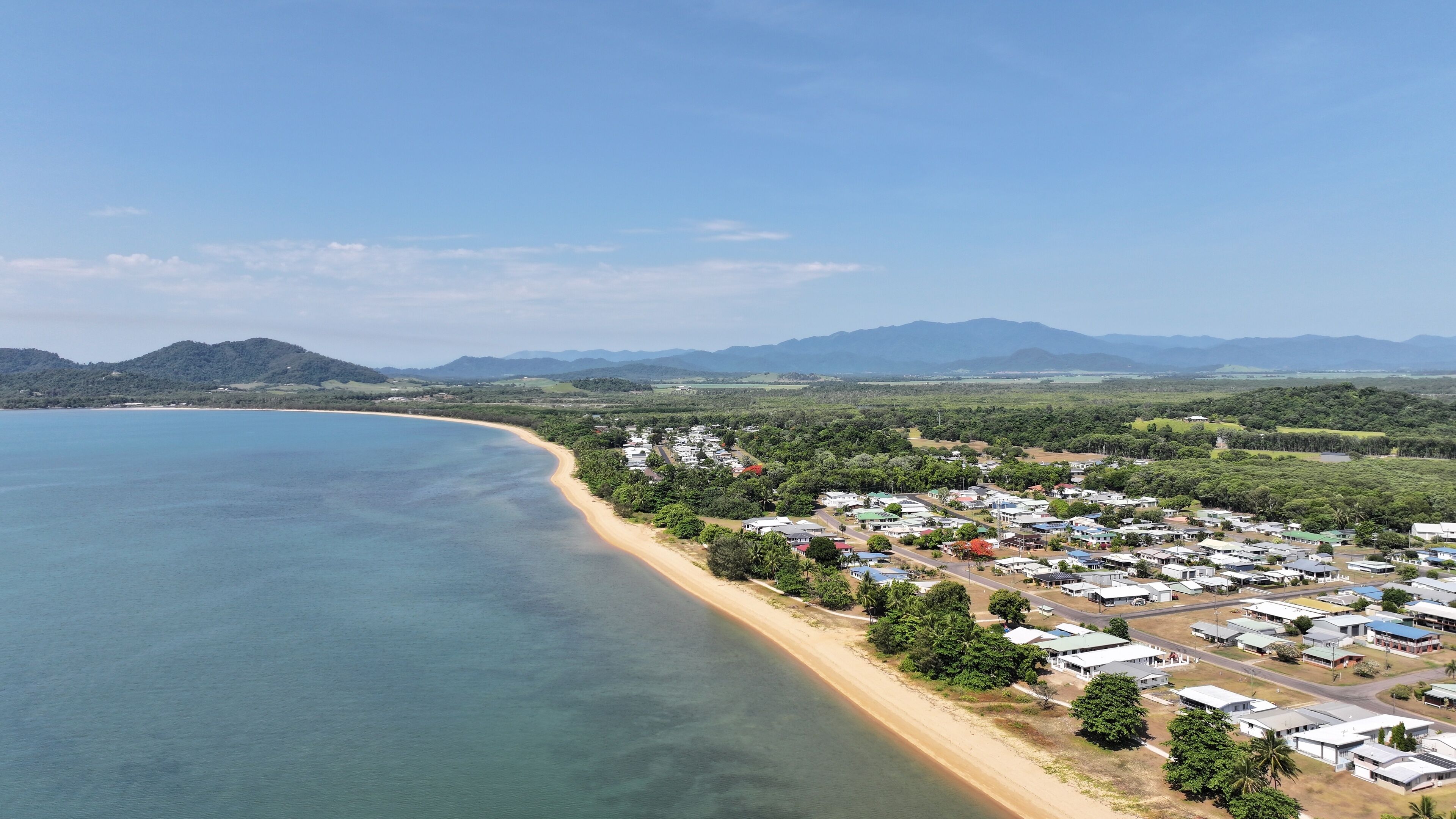 Aerial photo of Kurramine Beach Queensland Australia
