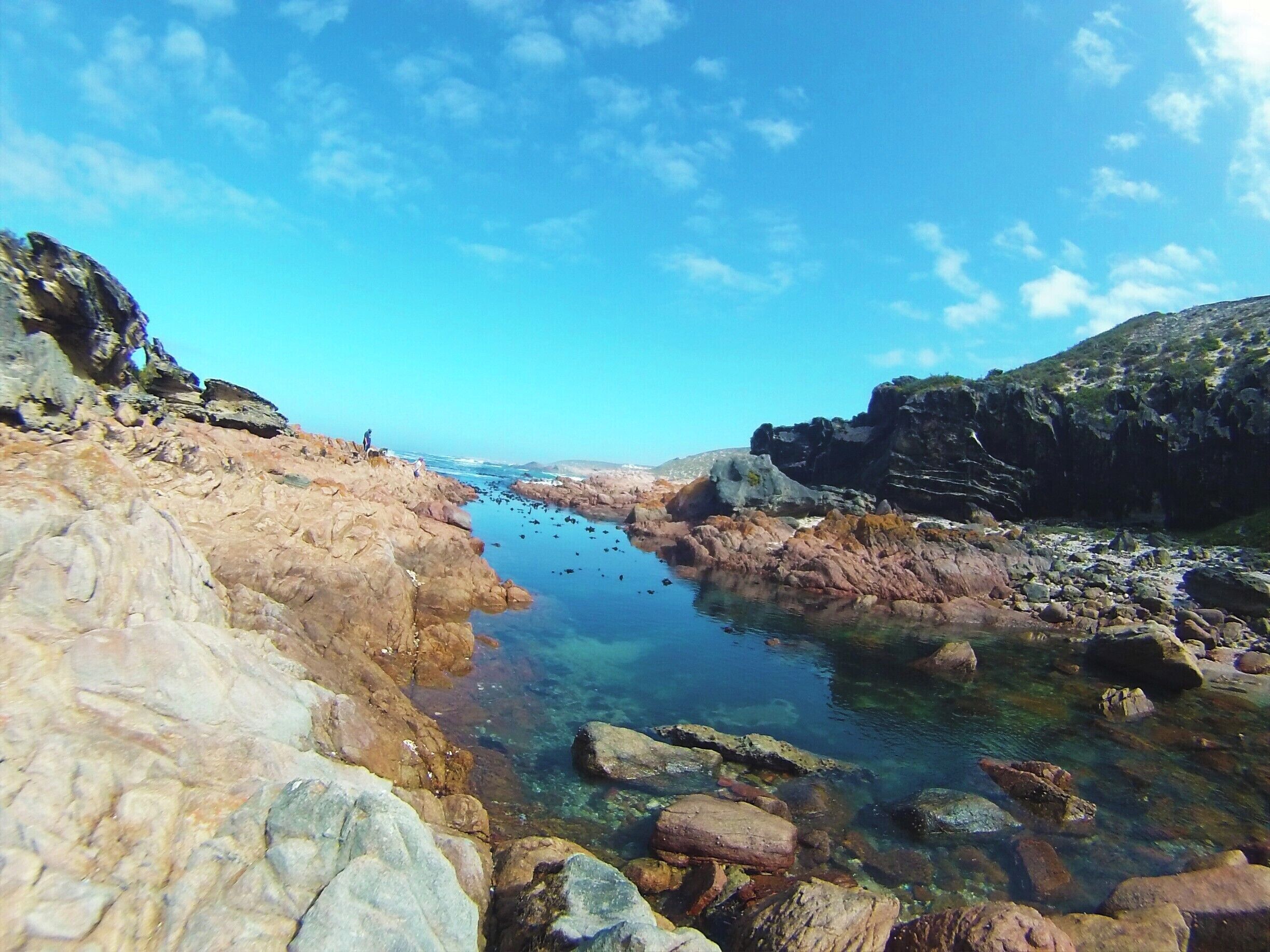Trailrun next to the sea in Tietiesbaai