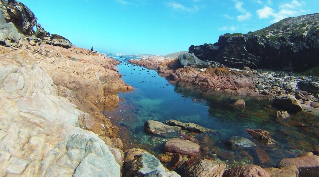 Trailrun next to the sea in Tietiesbaai