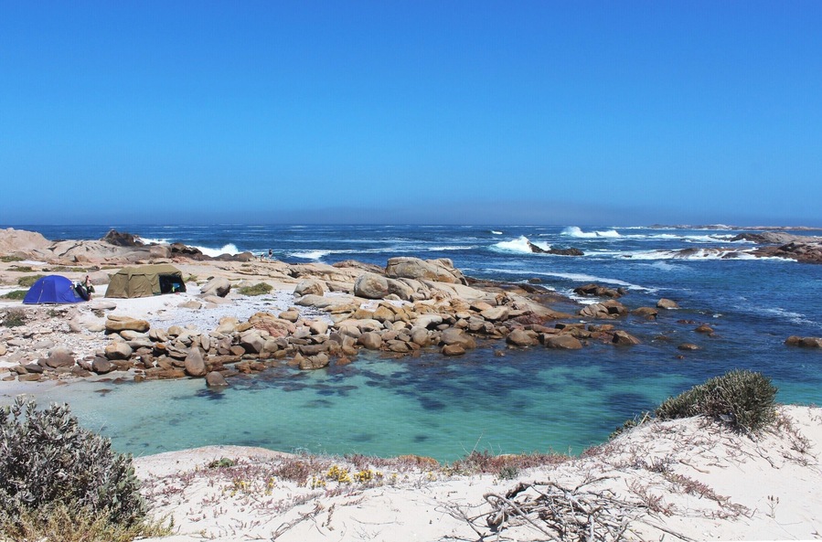 Our campsite for the weekend