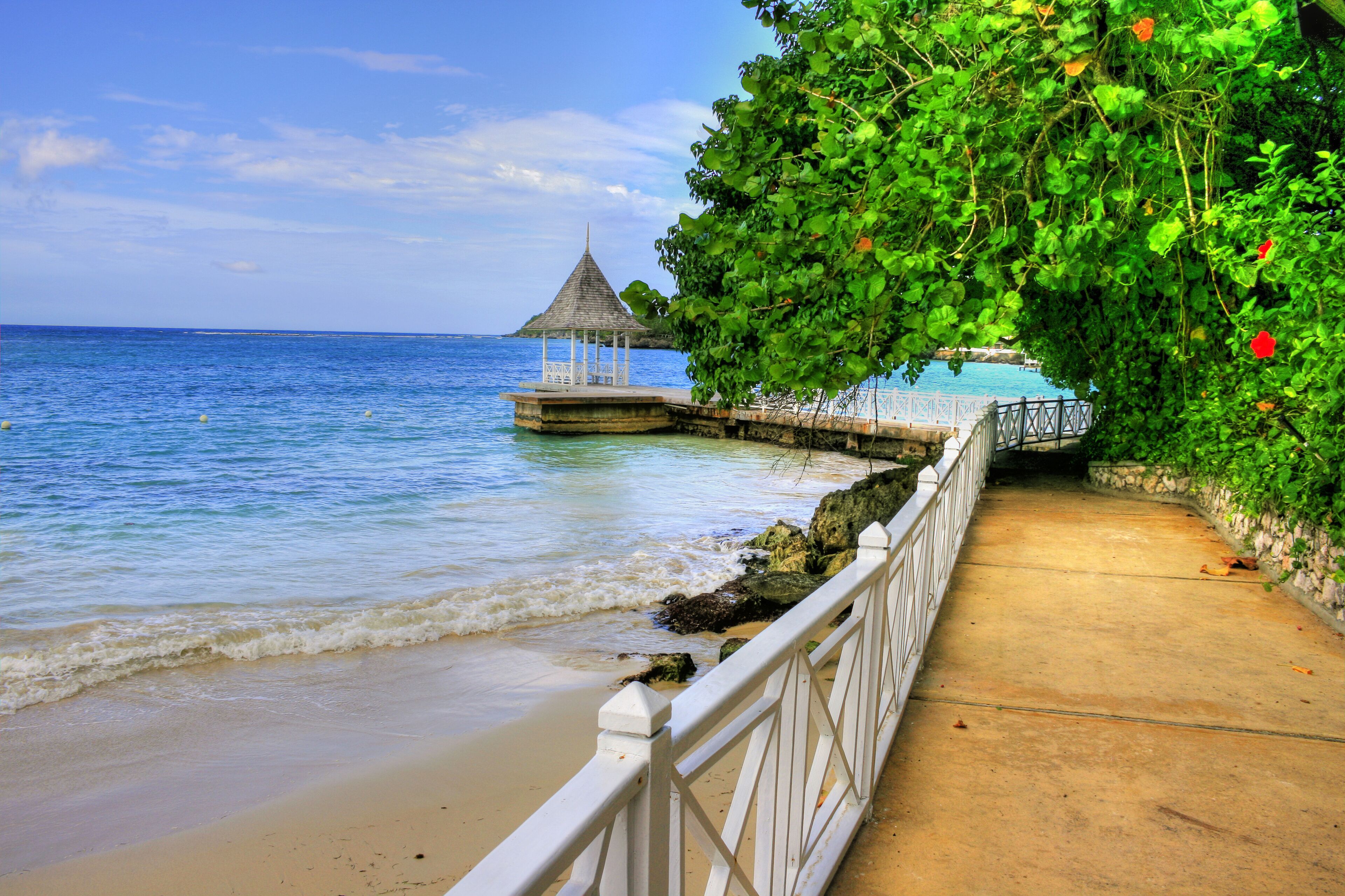 Pier / Beach at Montego Bay, Jamaica, Carribean