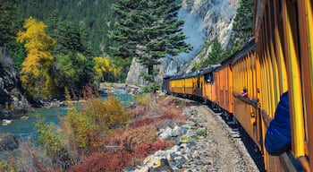 Historic steam engine train in Colorado, USA