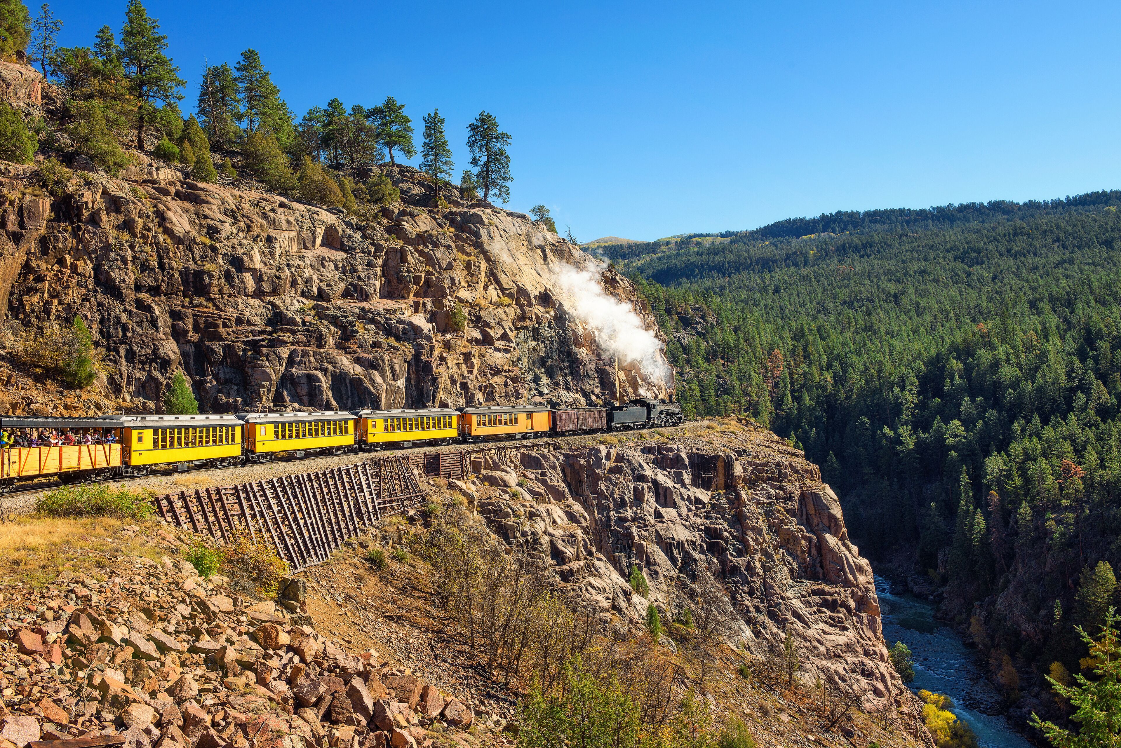 Durango and Silverton Narrow Gauge Railroad (musée des chemins de fer et train à vapeur)
