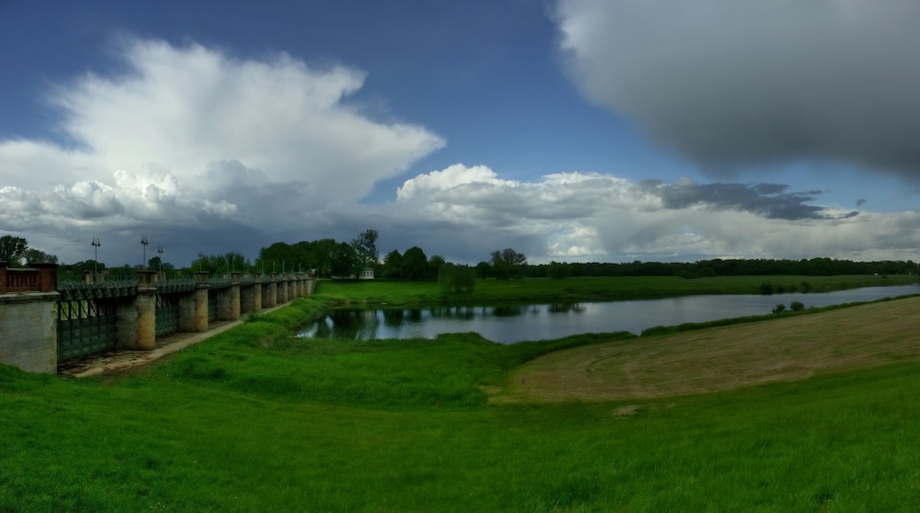 Pretziener Wehr, Oberlauf, Blick nach Osten, 23.05.2004, 16:54Uhr