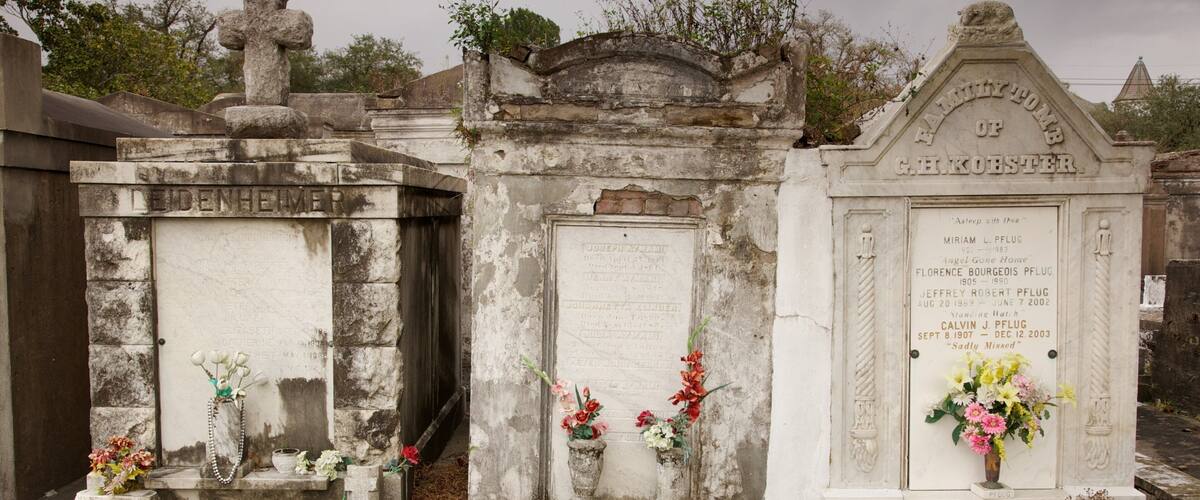 Cementerio de Lafayette mostrando un cementerio