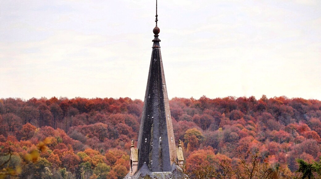 This beautiful small city is located 30 minutes by train from Paris.. In autumn, the forrest gets awesome colours.
If you want to visit, take the line B and the station is terminus Saint-Remy les Chevreuse.
