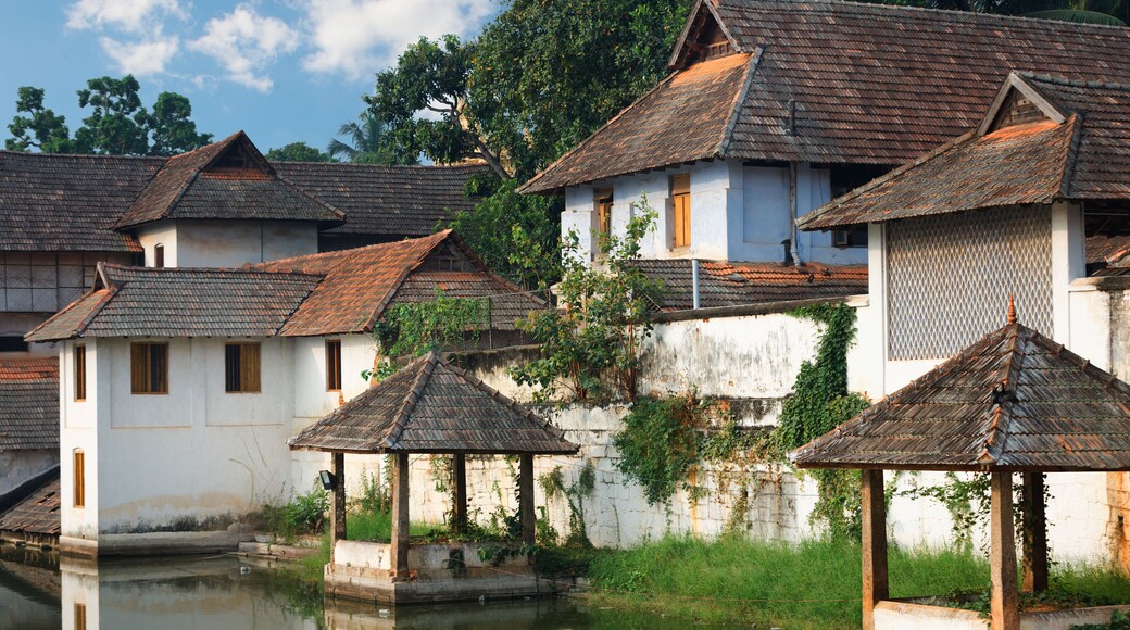 Padmanabhapuram Palace in front of Sri Padmanabhaswamy temple in Trivandrum Kerala India