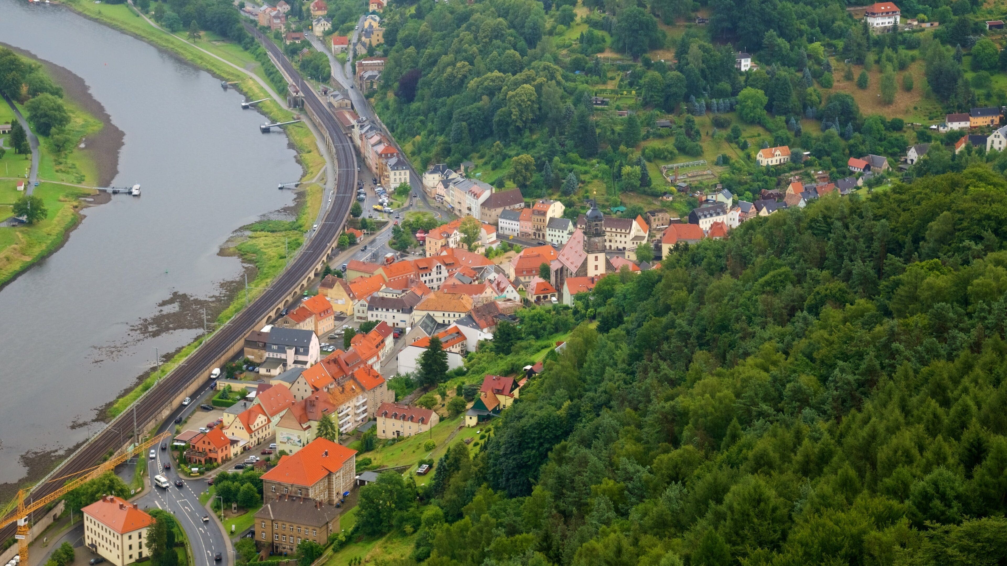 Koenigstein which includes a small town or village