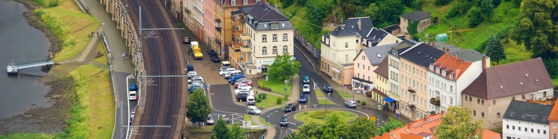 Koenigstein featuring a small town or village