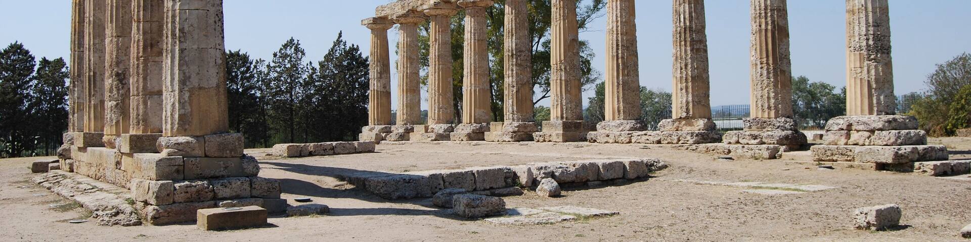 Tempio dorico delle Tavole palatine, presso la colonia magno-greca di Metaponto (Italy) - VI secolo a.C.