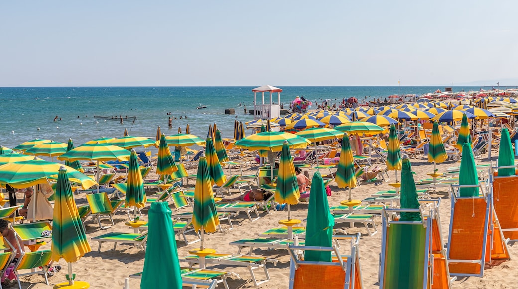 Plage de la Mer Ionienne, près de Metaponto, Italie