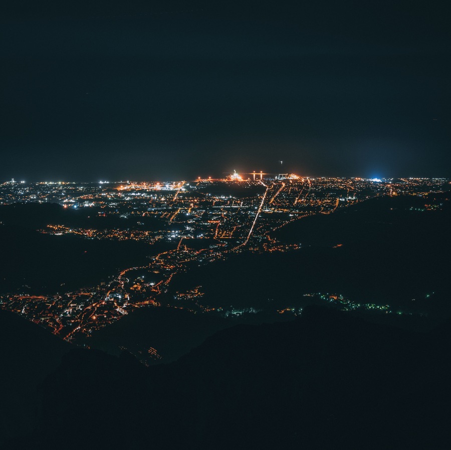 The lights of Carrara seen from campocecina #city #photography #landscape #citylight #night #LikeALocal #AboveitAll