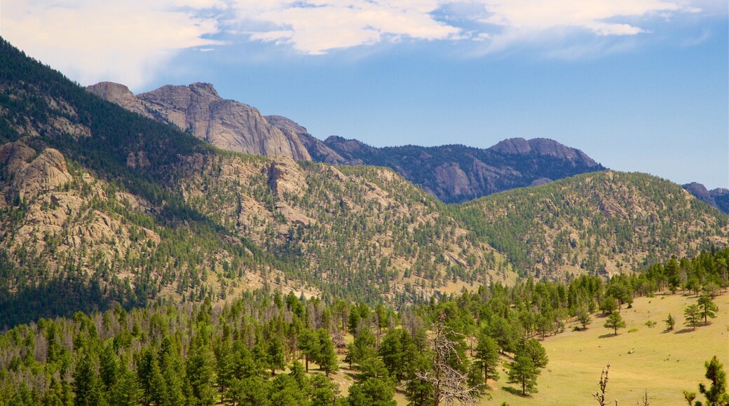 Rocky Mountain National Park which includes tranquil scenes, landscape views and mountains