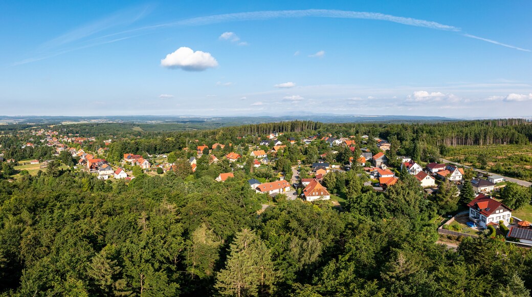 Luftbildaufnahme Friedrichsbrunn Stadt Thale