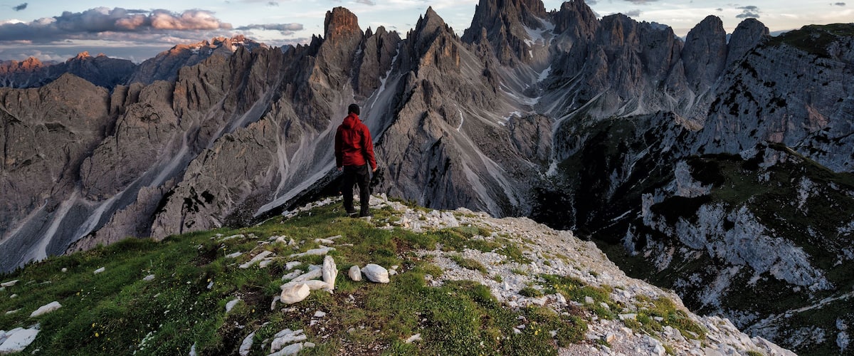 In the evening when I came to a car park under the mountains called The Cime di Lavaredo, I saw the mountains on the other side of the valley. So I decided to go for a little hike to that beautiful photospot. This photo was shot just a few minutes after a sunset. If you are in Dolomites in the future, do not forget to visit this amazing place with perfect 360degree panorama.
#Adventure
#dolomites #mountain #travel #selfie #italy #trecime #nature #fjallraven