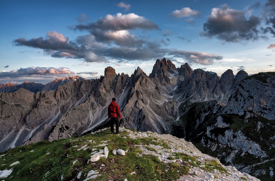 In the evening when I came to a car park under the mountains called The Cime di Lavaredo, I saw the mountains on the other side of the valley. So I decided to go for a little hike to that beautiful photospot. This photo was shot just a few minutes after a sunset. If you are in Dolomites in the future, do not forget to visit this amazing place with perfect 360degree panorama.
#Adventure
#dolomites #mountain #travel #selfie #italy #trecime #nature #fjallraven