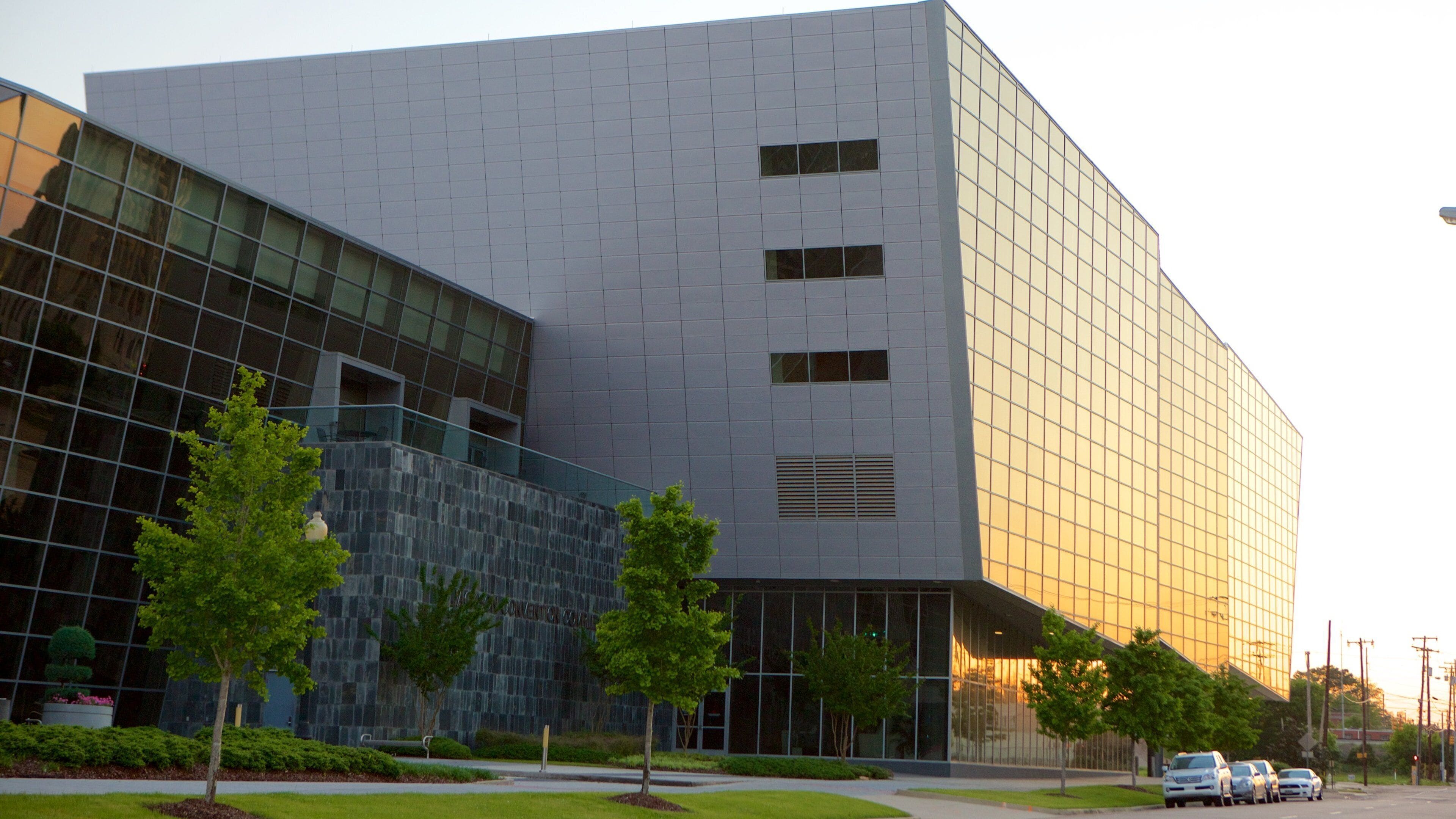 Jackson Convention Complex inclusief moderne architectuur en een overheidsgebouw