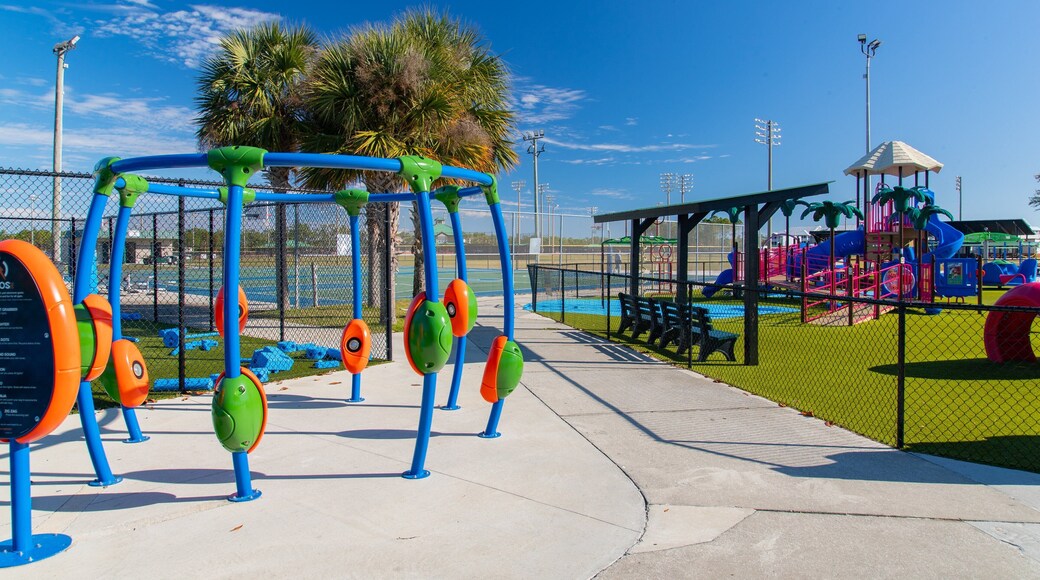 Frank Brown Park featuring a playground