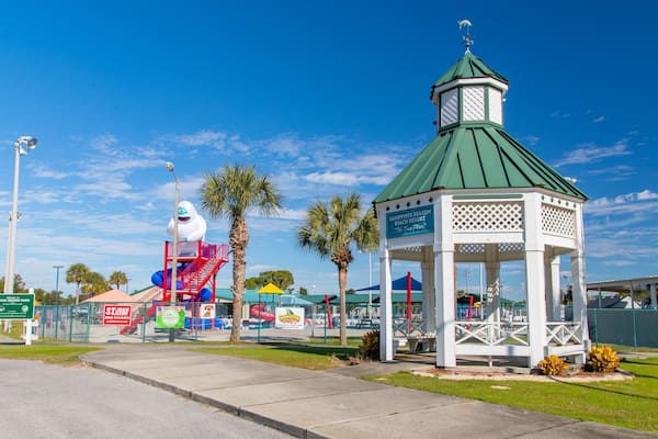 Frank Brown Park which includes a garden
