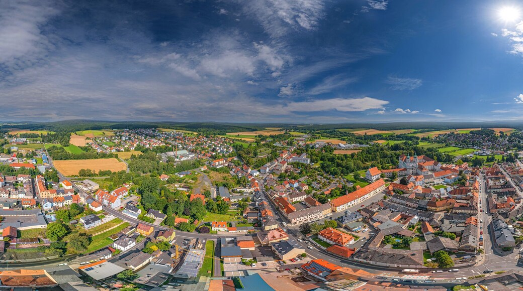 waldsassen bavaria fichtelgebirge 360° aerial