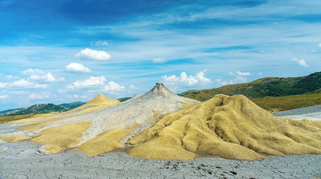 Mud volcanoes near Buzau