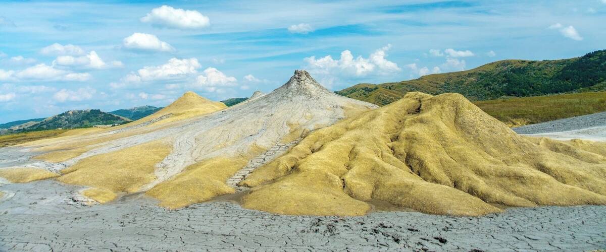 Mud volcanoes near Buzau