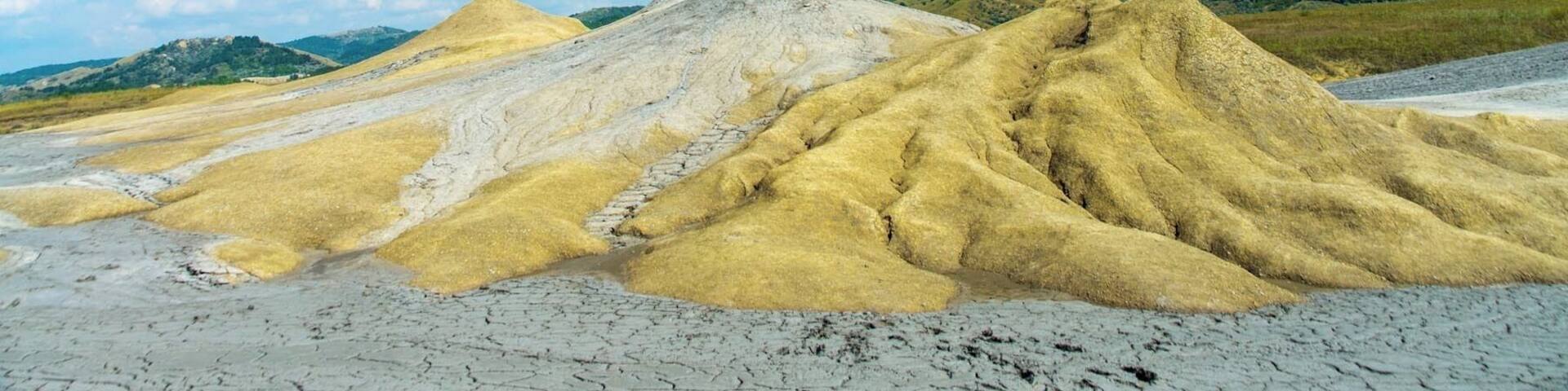 Mud volcanoes near Buzau