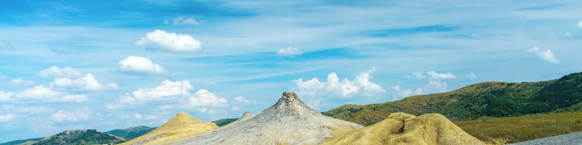 Mud volcanoes near Buzau