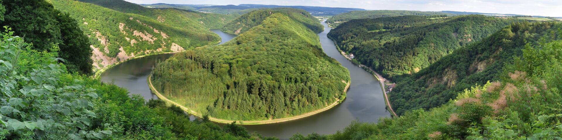 Panoramafoto Saarschleife