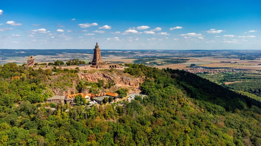 Sonntagsausflug zum schönen Kyffhäuser bei Bad Frankenhausen - Thüringen - Deutschland