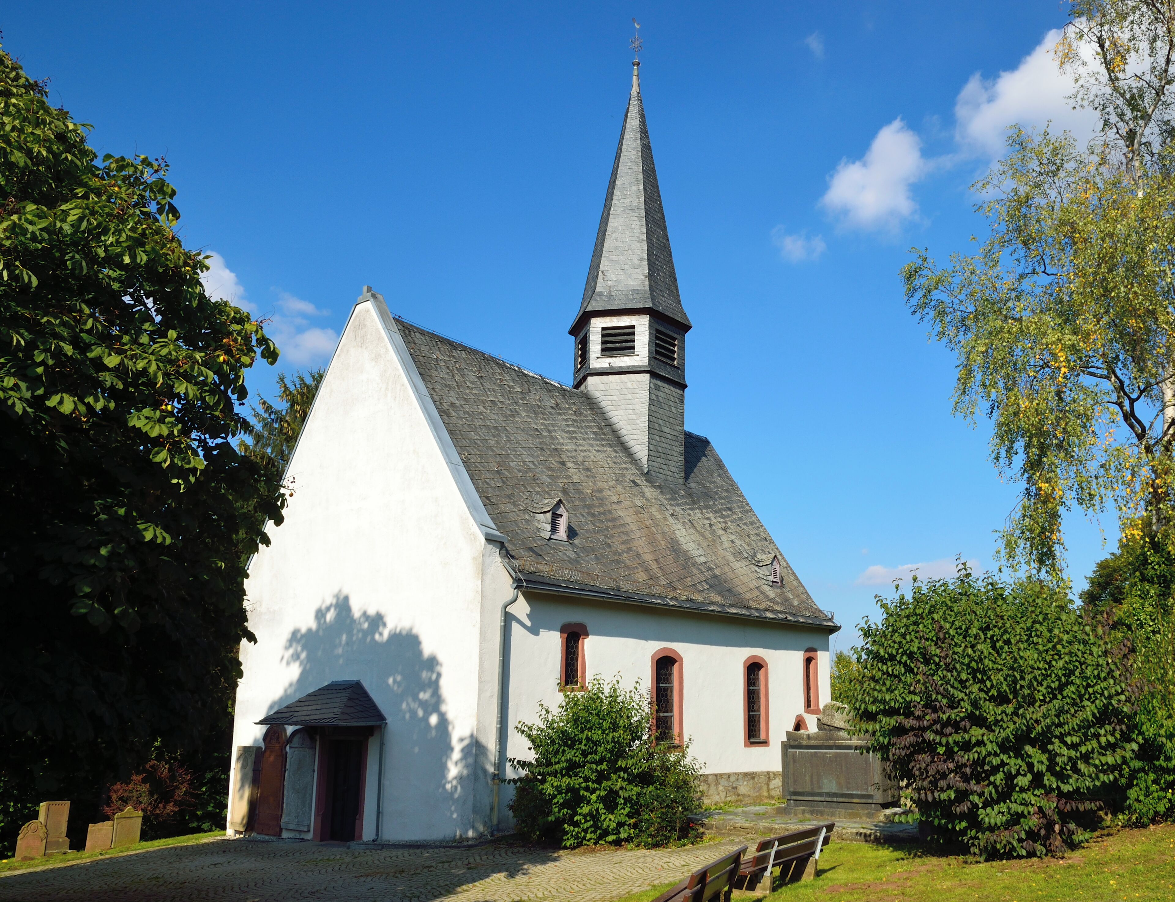 Die evangelische Kirche in Ossenheim