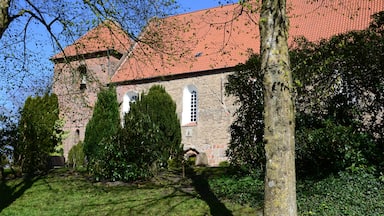Historical Stephanus Church in the Town Schortens, Lower Saxony