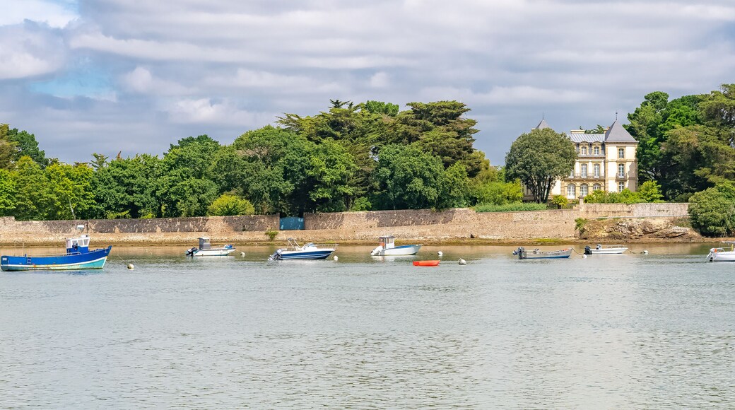 Saint-Armel in Brittany, beautiful seascape, with the passage from Sene to Rhuys peninsula