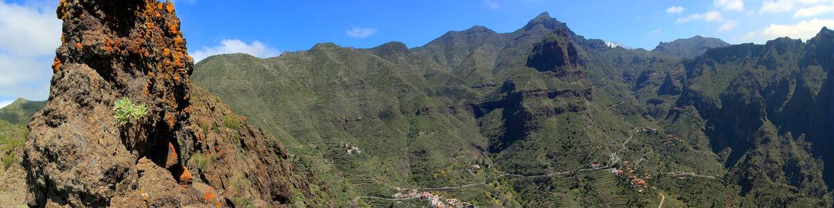 Teno-Gebirge, Insel Teneriffa, Kanaren, Spanien, Europa, Panorama