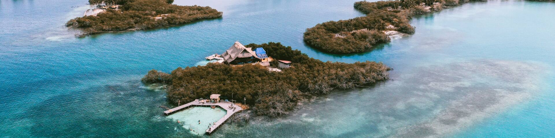 Tintinpan and isla Mucura in San Bernardo Islands, on Colombia's Caribbean Coast