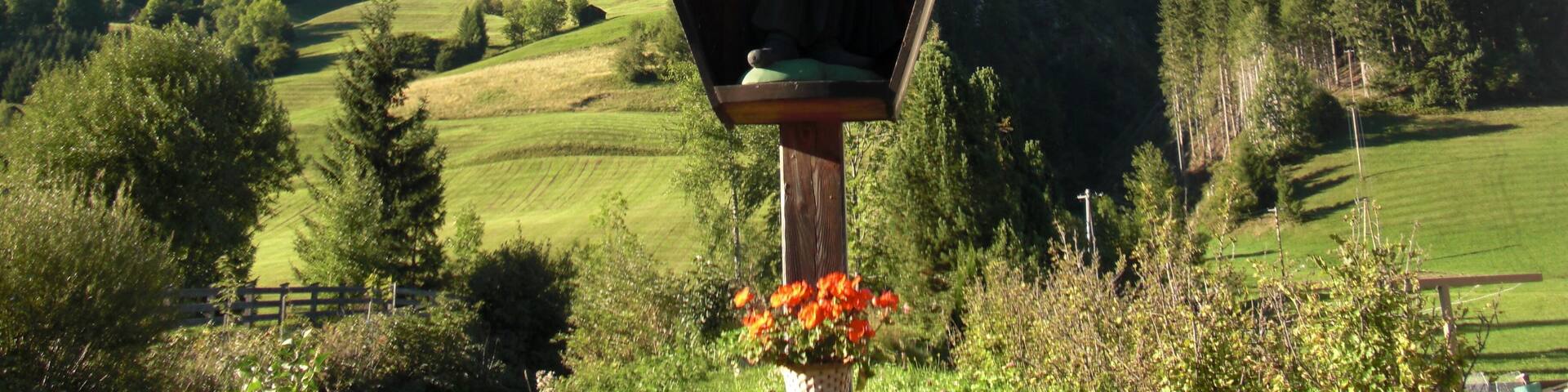 Bildstock hl. Joh. Nepomuk im Sillianer Ortsteil Arnbach in Osttirol, Österrich.